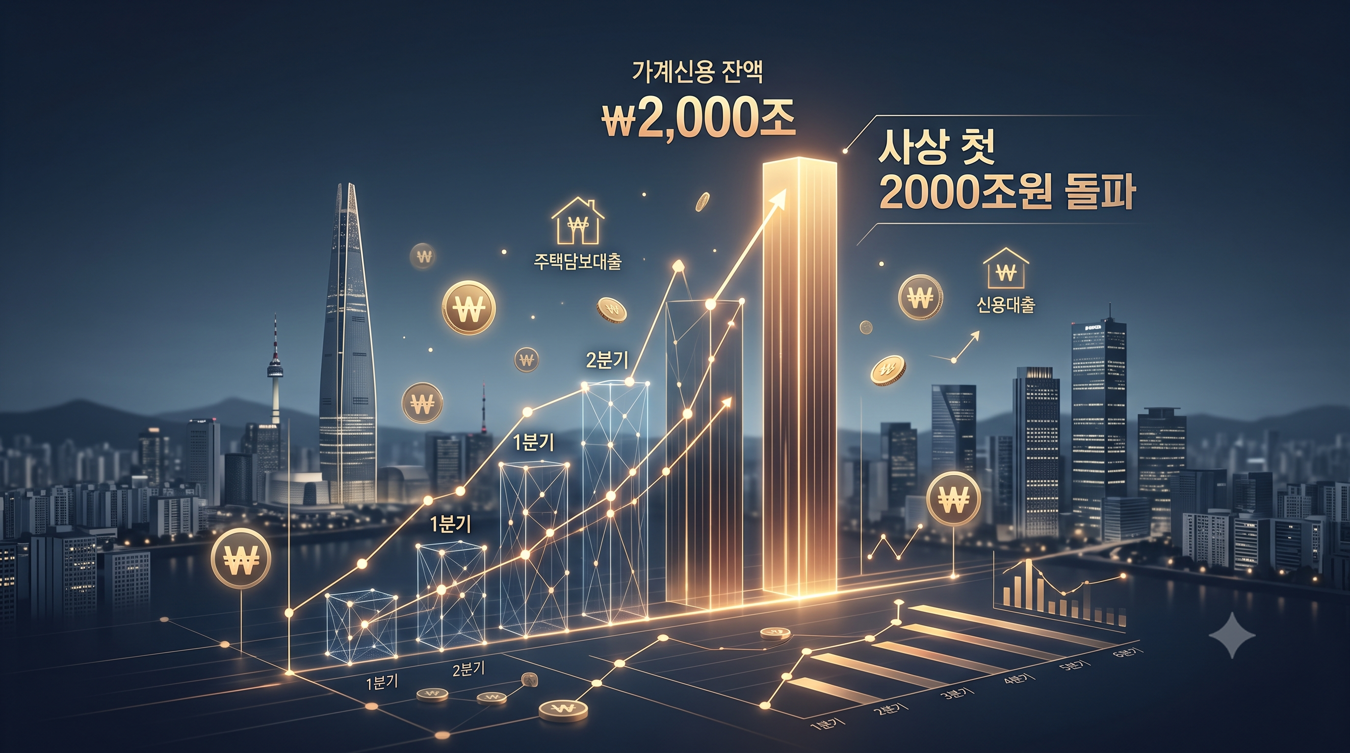 코픽스 3.18%, 내 주담대 이자는 언제 얼마나 오를까 — 빚이 2,000조를 넘었다는데
