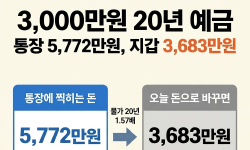 Featured image of post 3000만원 20년 예금 “통장 5,772만원, 지갑 3,683만원” 물가가 가져간 2,089만원