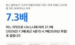 Featured image of post SK하이닉스 PER 7.3배 — 저평가 스크리너 2위, 일회성 63조를 빼면 11.9배입니다